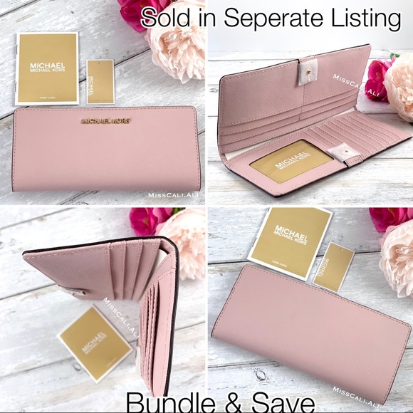 NWT MICHAEL KORS Small Card Case Duo Charm For Bag - Picture 11 of 16